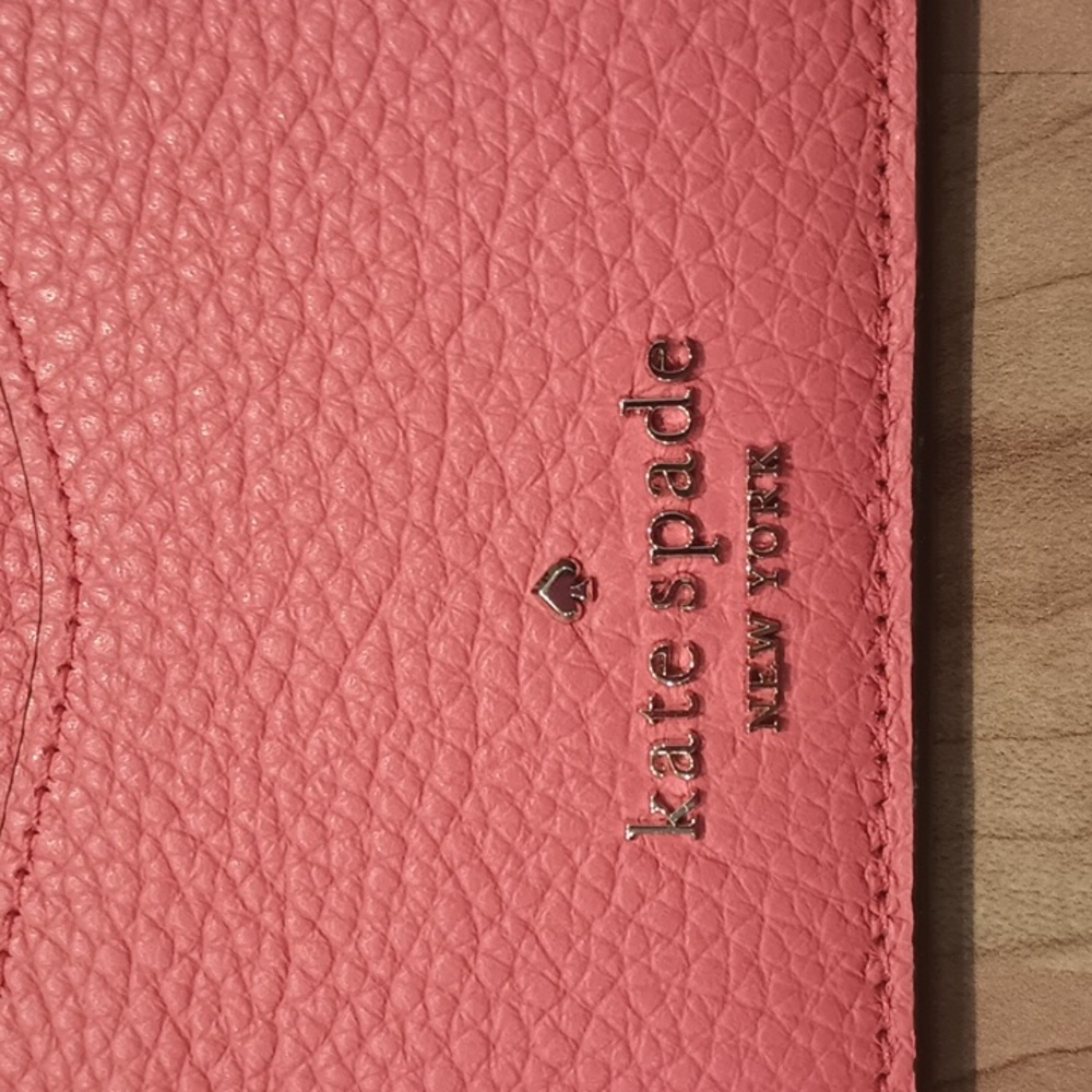 Kate Spade Orange Card Holder - Picture 2 of 4